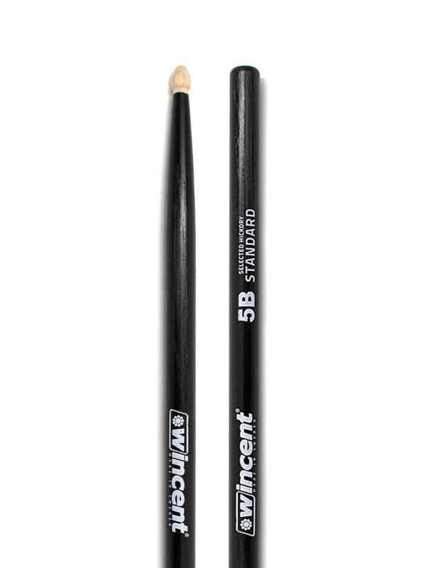 Baqueta Wincent 5B Colors Black Standard (W-5BCB)